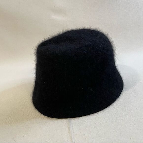 Wool Angora blend black bowler hat - Picture 4 of 5